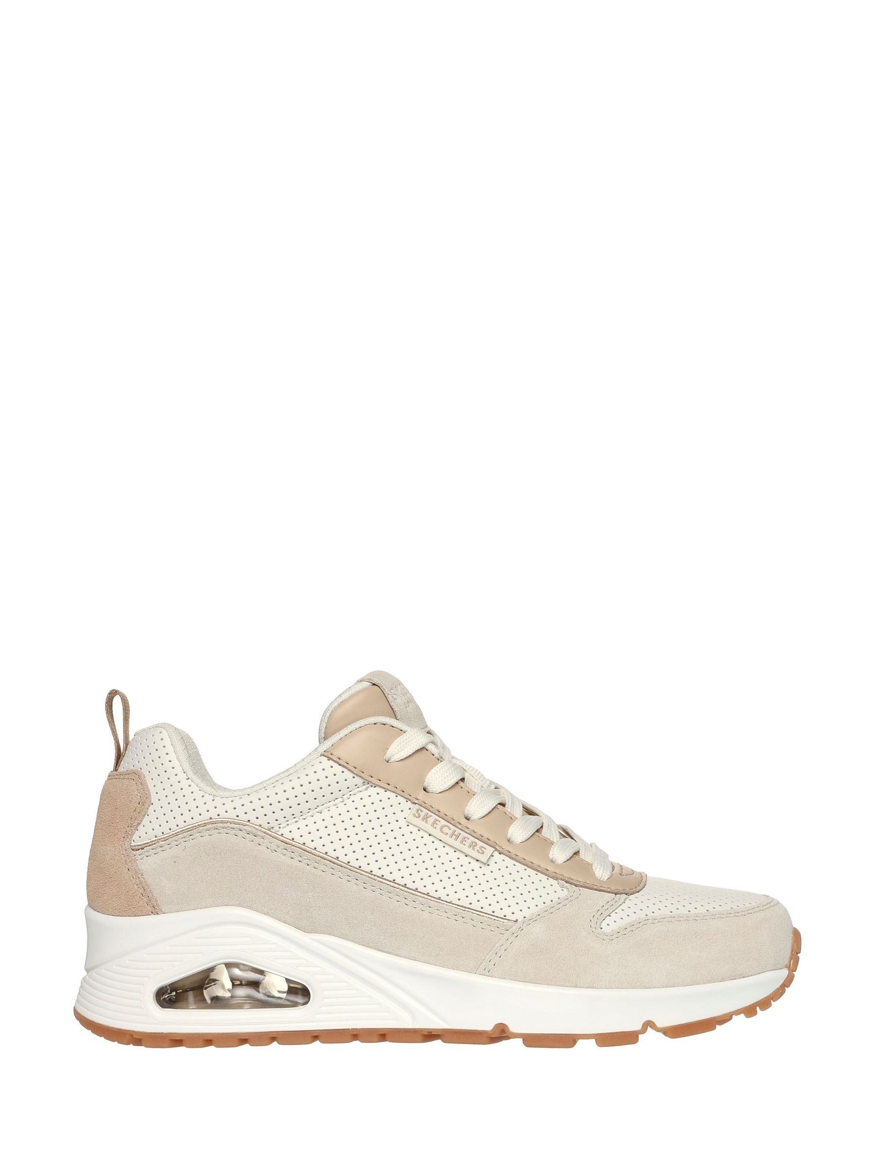 Buy Skechers Natural Uno Two Much Fun Trainers from Next Luxembourg