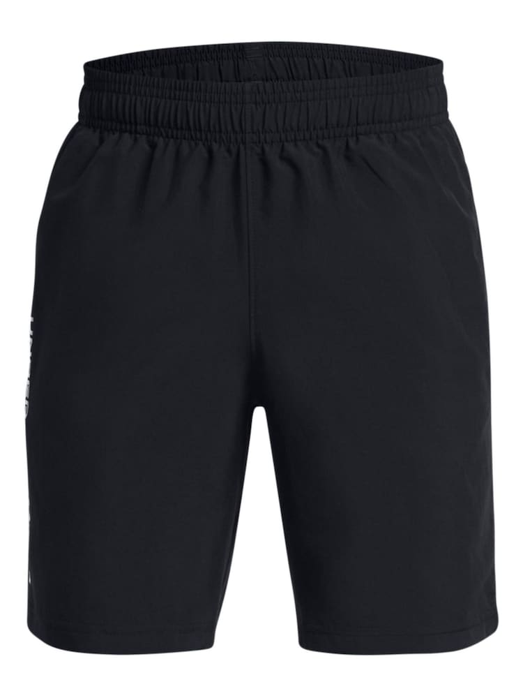 Under Armour Black Woven Wordmark Shorts - Image 1 of 2 Under Armour Black Woven Wordmark Shorts - Image 1 of 2