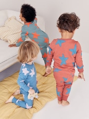 Z zvezdami - Pižama Snuggle 3 Pack (9mths-8yrs) - Slika 3 iz 10