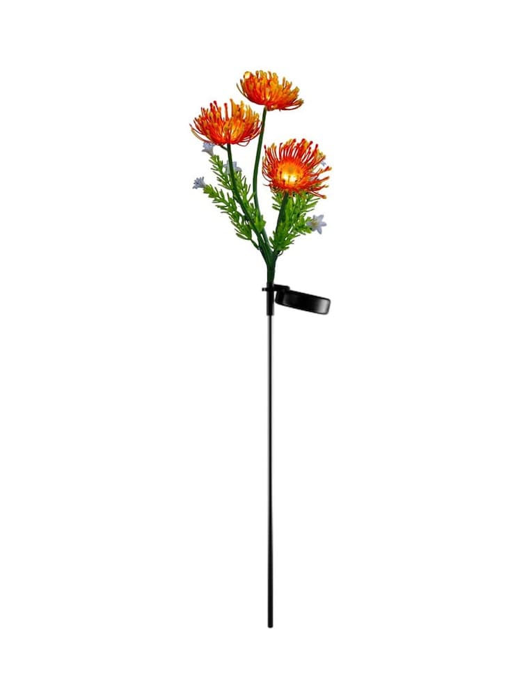 The Solar Centre Warm White Florin Solar Flower Light - Orange - Image 3 of 3 The Solar Centre Warm White Florin Solar Flower Light - Orange - Image 3 of 3