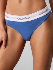 Modrá - Calvin Klein Icon Cotton Modal Knickers - Obrázek 2 z 5