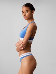 Modrá - Calvin Klein Icon Cotton Modal Knickers - Obrázek 4 z 5