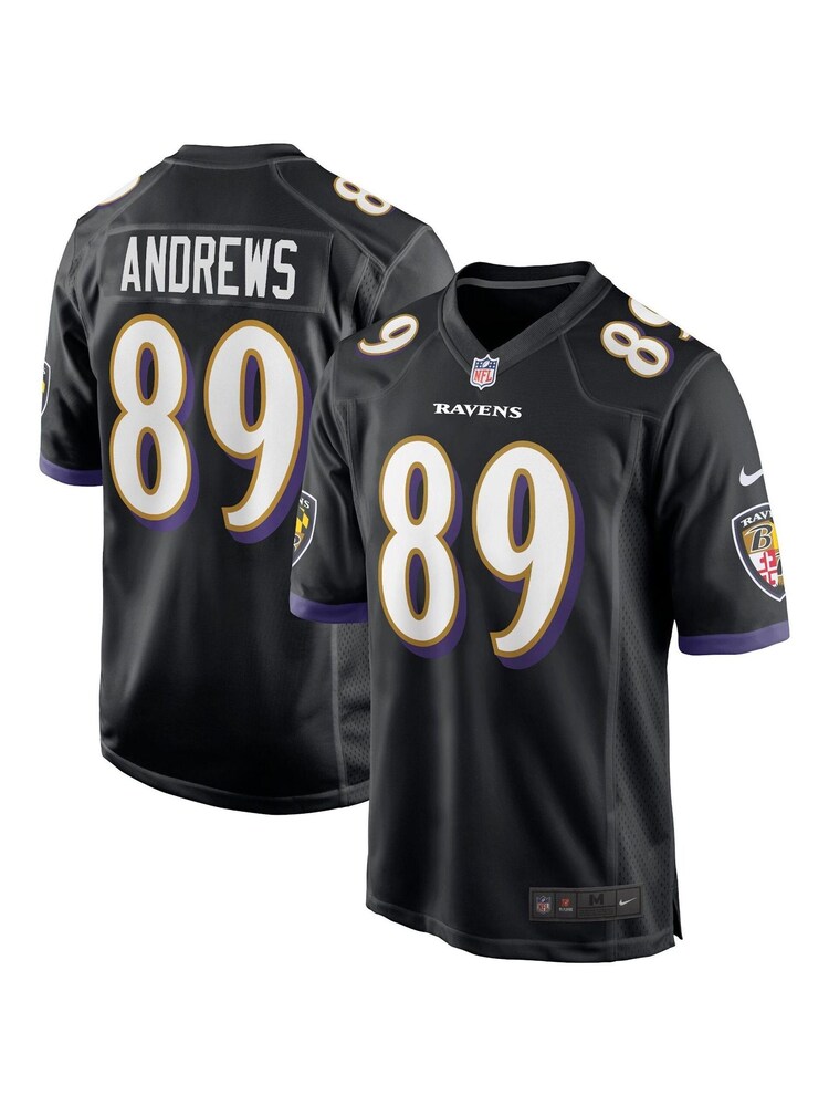 Nike Black NFL Baltimore Ravens Game Alternate Jersey - Mark Andrews - Image 1 of 3 Nike Black NFL Baltimore Ravens Game Alternate Jersey - Mark Andrews - Image 1 of 3