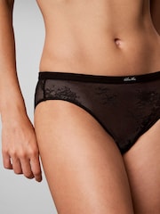 Calvin Klein Black Bikini Briefs - Icon Stretch Lace - Image 4 of 7