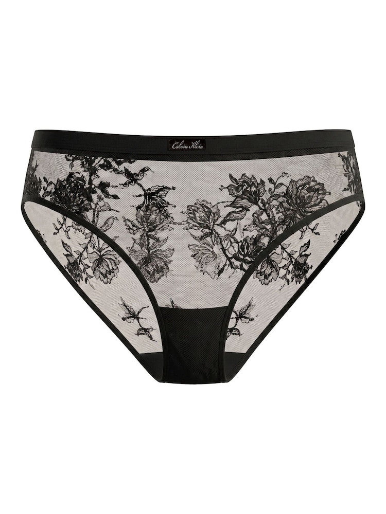Calvin Klein Black Bikini Briefs - Icon Stretch Lace - Image 7 of 7 Calvin Klein Black Bikini Briefs - Icon Stretch Lace - Image 7 of 7