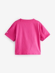 Reebok Tie Front Boxy Printed 100% Cotton T-Shirt - Image 8 of 9