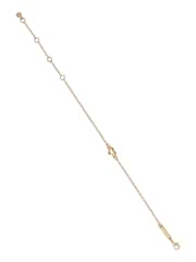 Ted Baker Gold HARSAA: Tiny Heart Adjustable Bracelet - Image 3 of 4
