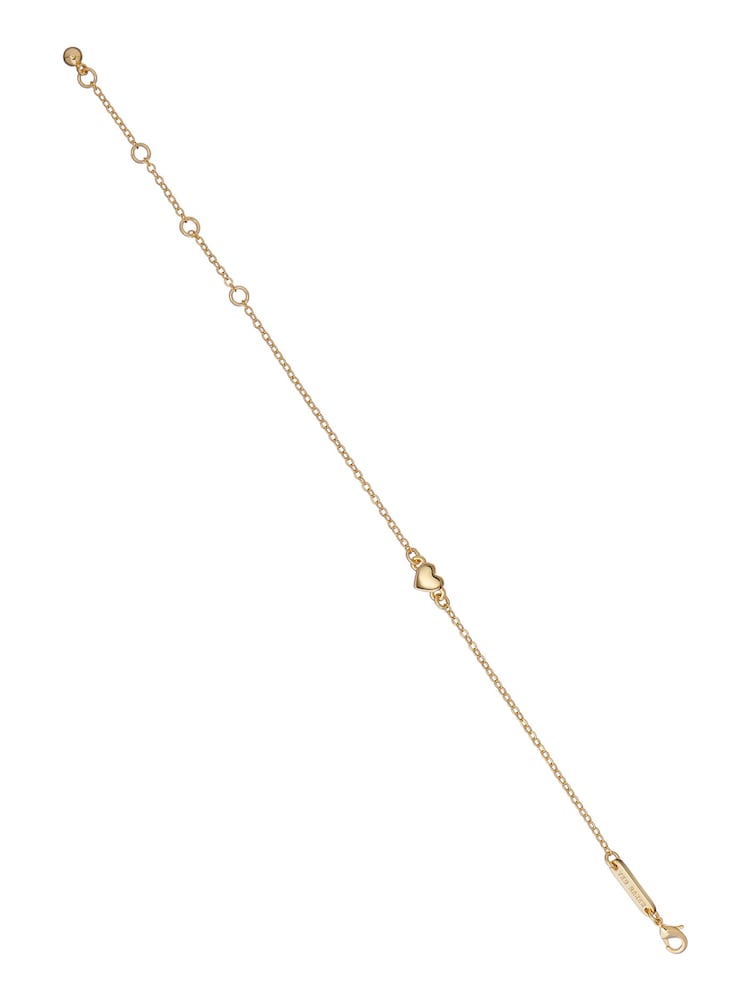 Ted Baker Gold HARSAA: Tiny Heart Adjustable Bracelet - Image 3 of 4