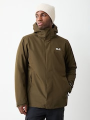 Jack Wolfskin Green Stonelite 3-in-1 Waterproof Jacket - Image 1 of 5