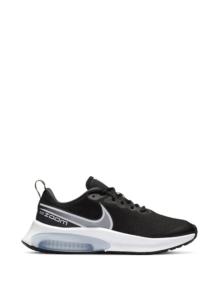 Nike Black/White/Silver Air Zoom Arcadia Running Shoes - Image 1 of 8