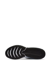Nike Black/White/Silver Air Zoom Arcadia Running Shoes - Image 6 of 8