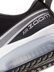Nike Black/White/Silver Air Zoom Arcadia Running Shoes - Image 8 of 8