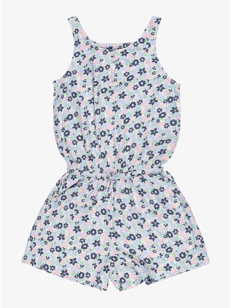 Roxy Blue Girls Floral Print Playsuit - Image 1 of 2
