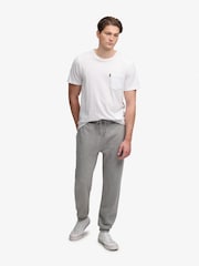 Superdry Grey Essential Company Logo Joggers - Image 1 of 7