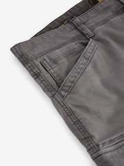Gris antracita - Pantalones cargo elásticos con detalle de cremallera - Imagen 13 de 14