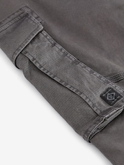 Gris antracita - Pantalones cargo elásticos con detalle de cremallera - Imagen 14 de 14