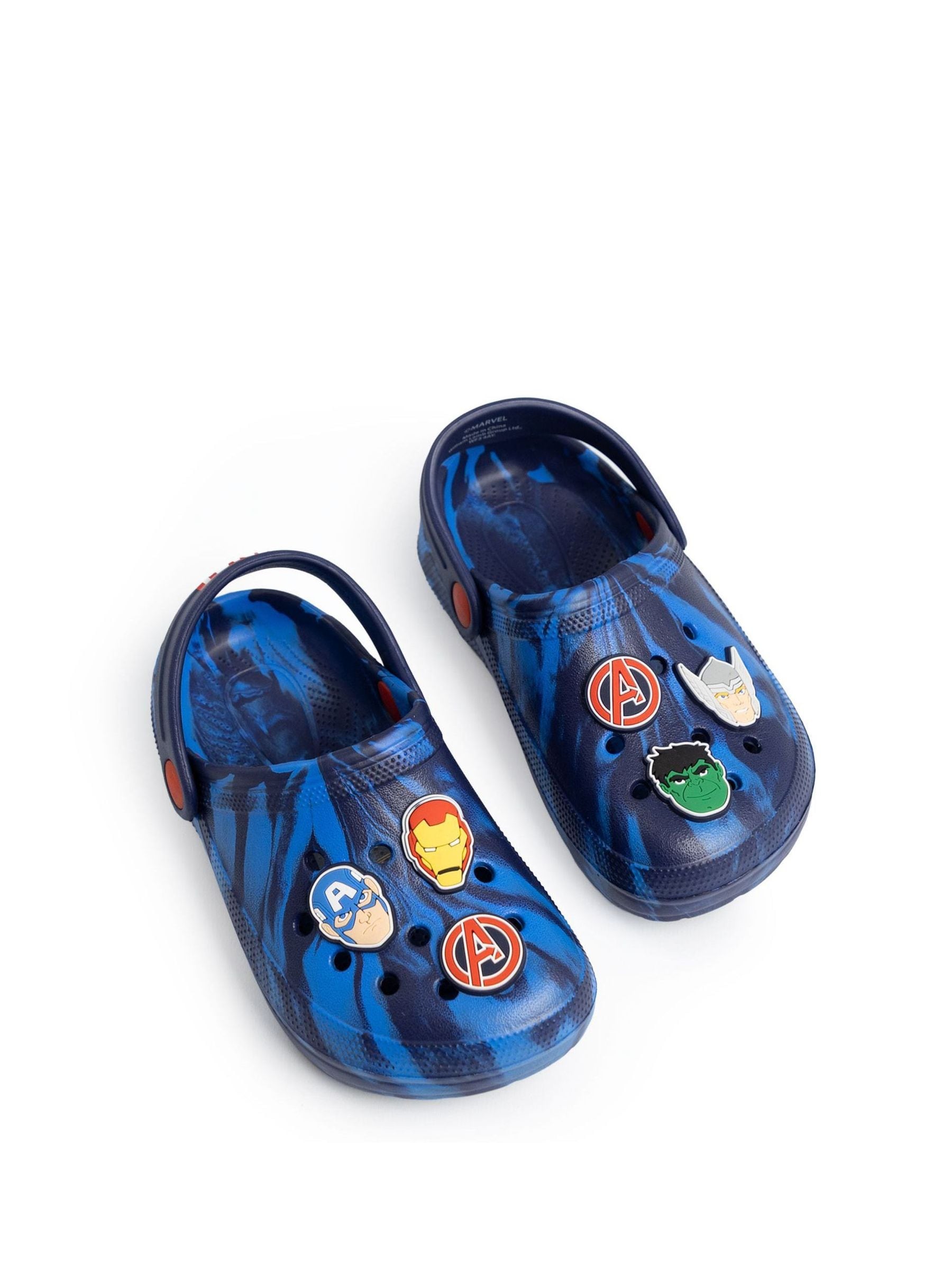 Marvel (2 Uk Child) Avengers Clogs (Boys Blue) - Image 3