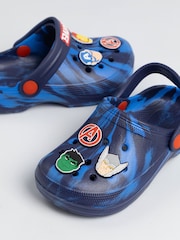 Vanilla Underground Blue Avengers Clogs - Image 5 of 6