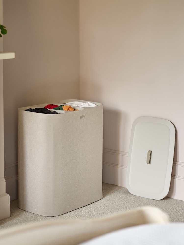 Joseph Joseph Ecru Tota Trio 90L Laundry Separation Basket - Image 1 of 6