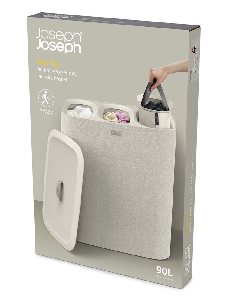 Cesto de 90 l para separar la colada Tota Trio de Joseph Joseph - Imagen 6 de 6 Cesto de 90 l para separar la colada Tota Trio de Joseph Joseph - Imagen 6 de 6