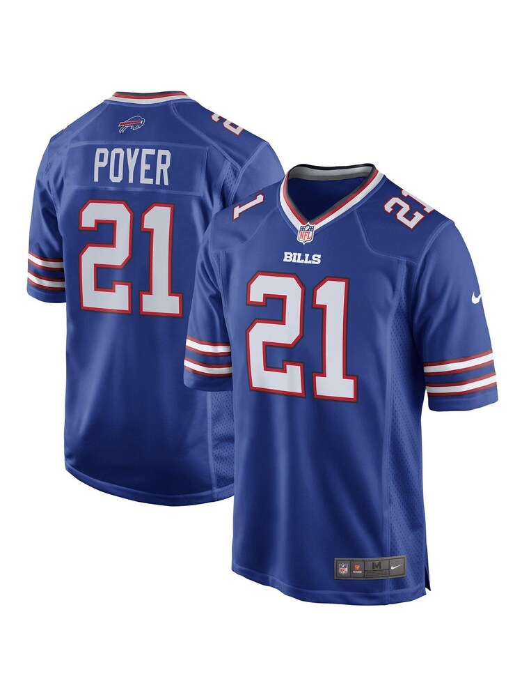 Nike Blue NFL Buffalo Bills Game Jersey - Old Royal - Jordan Poyer - Image 1 of 3 Nike Blue NFL Buffalo Bills Game Jersey - Old Royal - Jordan Poyer - Image 1 of 3