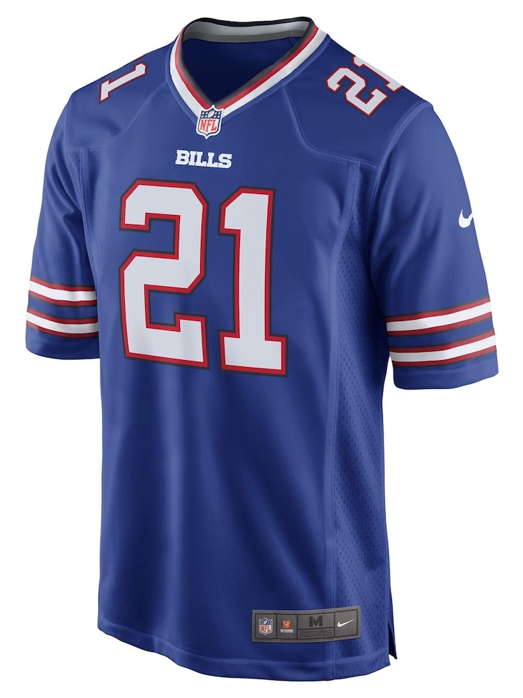 Nike Blue NFL Buffalo Bills Game Jersey - Old Royal - Jordan Poyer - Image 2 of 3 Nike Blue NFL Buffalo Bills Game Jersey - Old Royal - Jordan Poyer - Image 2 of 3