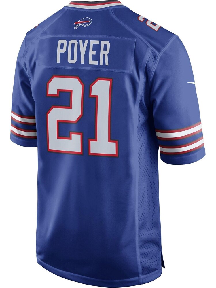 Nike Blue NFL Buffalo Bills Game Jersey - Old Royal - Jordan Poyer - Image 3 of 3 Nike Blue NFL Buffalo Bills Game Jersey - Old Royal - Jordan Poyer - Image 3 of 3