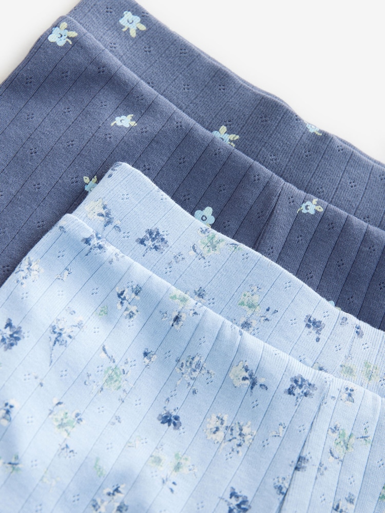 Blau, Streublumenmuster - Gerippte Pointelle-Pyjamas 2er-Pack (3–16J.) - Bild 10 von 10 Blau, Streublumenmuster - Gerippte Pointelle-Pyjamas 2er-Pack (3–16J.) - Bild 10 von 10