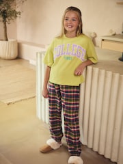 Green Woven Bottom Pyjamas 1 Pack (4-16yrs) - Image 2 of 8