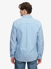 Azul hielo - Camisa de manga larga Oxford preppy de Superdry - Imagen 2 de 6