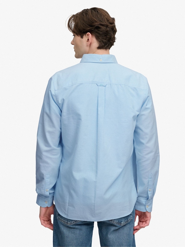 Azul hielo - Camisa de manga larga Oxford preppy de Superdry - Imagen 2 de 6 Azul hielo - Camisa de manga larga Oxford preppy de Superdry - Imagen 2 de 6