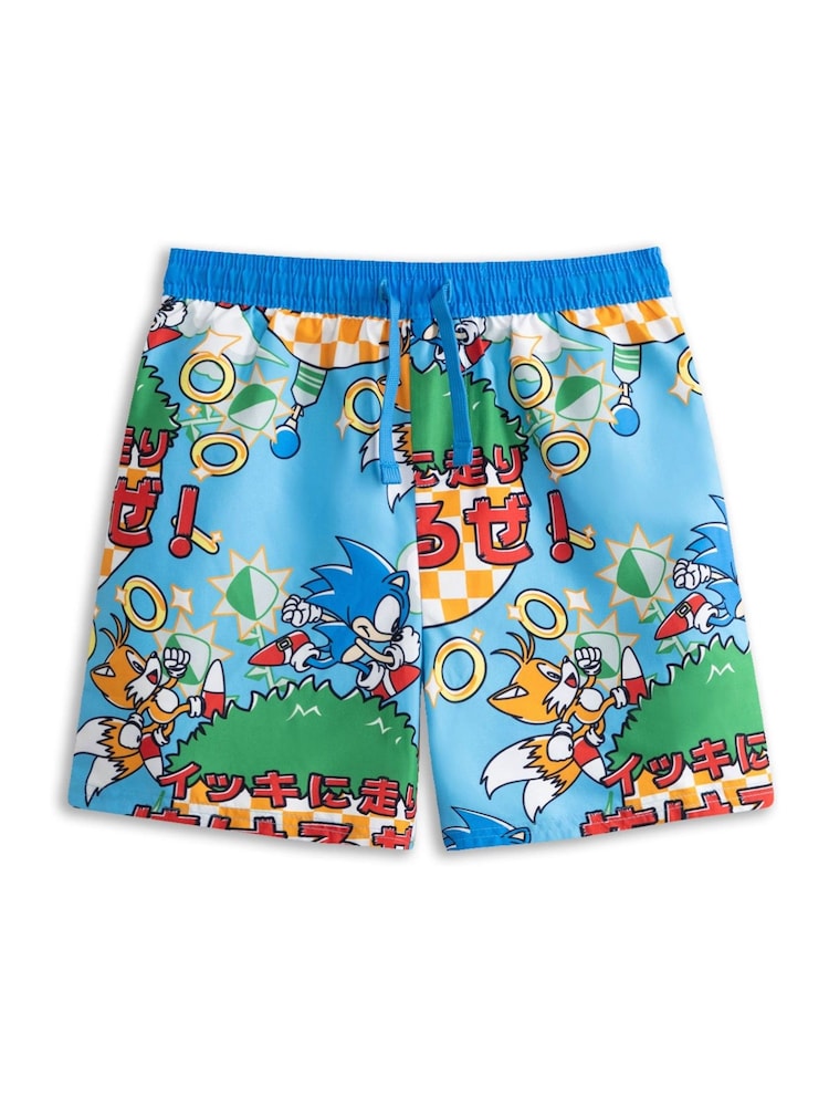 Shorts de baño de Sonic the Hedgehog de Vanilla Underground - Imagen 1 de 1