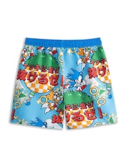 Vanilla Underground Blue Sonic the Hedgehog Swim Shorts - Image 2 of 5
