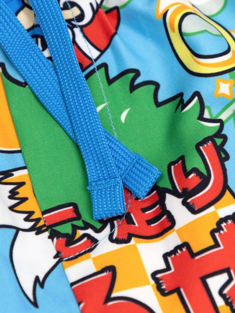 Vanilla Underground Blue Sonic the Hedgehog Swim Shorts - Image 5 of 5 Vanilla Underground Blue Sonic the Hedgehog Swim Shorts - Image 5 of 5