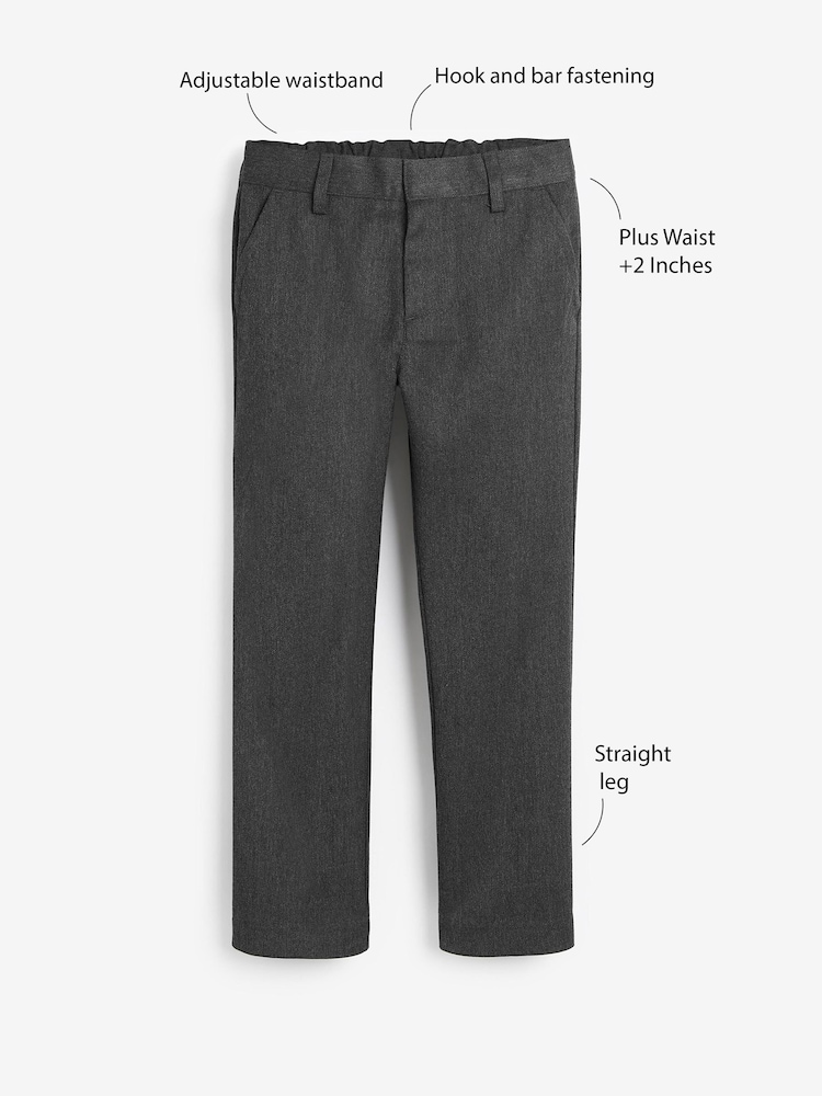 Grijs - Broek met rechte pijpen (3-17jr) - Image 3 of 7