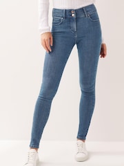 Smoky Blue Lift, Slim And Shape Skinny Jeans - Image 1 of 6