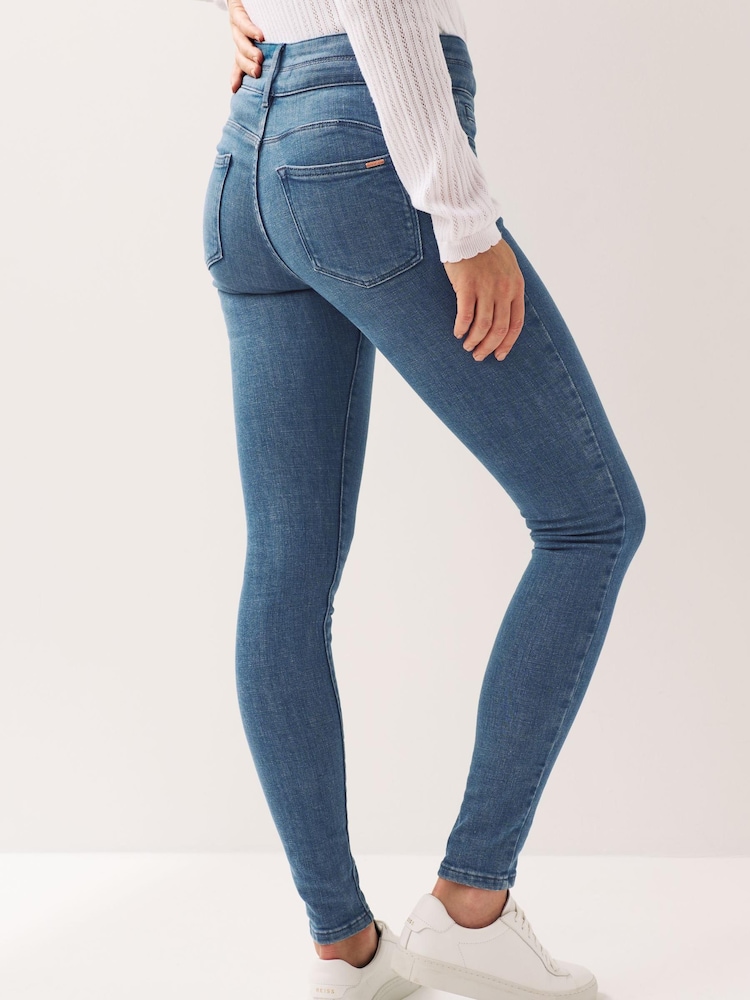 Smoky Blue Lift, Slim And Shape Skinny Jeans - Image 3 of 6