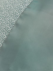Sage Green Jacquard Leaf Regular Fit Waistcoat - Image 8 of 9