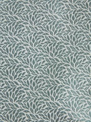 Sage Green Jacquard Leaf Regular Fit Waistcoat - Image 9 of 9