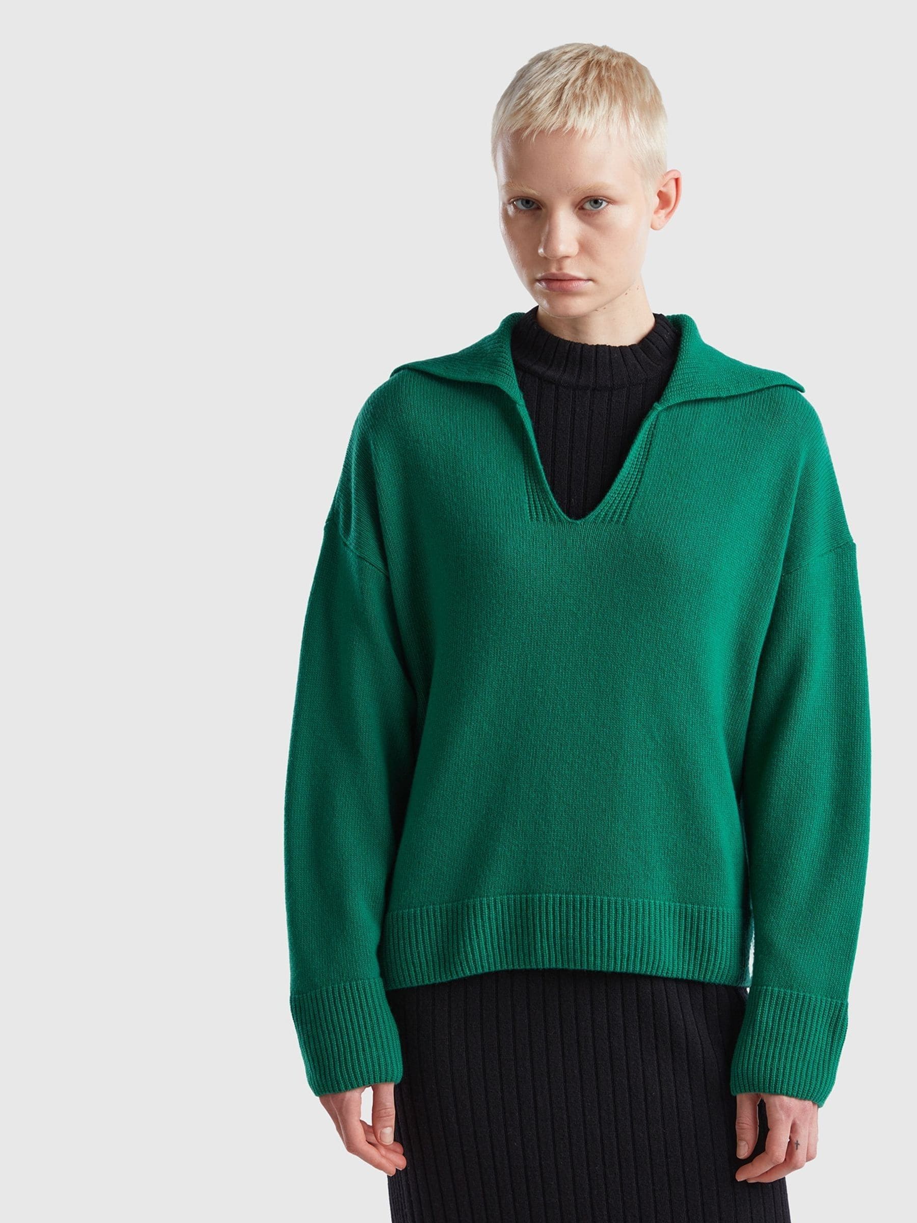 benetton lambswool pullover