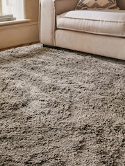 Mink Brown Dark Natural Premium Cosy Shaggy Rug - Image 9 of 12