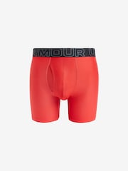 Under Armour Red/Grey Performance Tech Boxers 3 Pack - Image 2 of 7