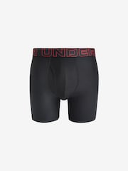 Under Armour Red/Grey Performance Tech Boxers 3 Pack - Image 3 of 7