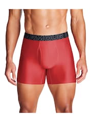 Under Armour Red/Grey Performance Tech Boxers 3 Pack - Image 7 of 7