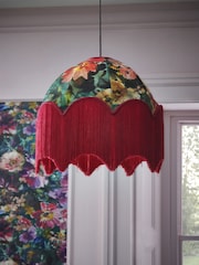 Clarke and Clarke Pink Tahiti Tassel Easyfit Lamp Shade - Image 1 of 2