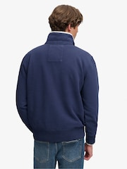 Superdry Blue Gothic Varsity Half Zip Sweatshirt - Image 2 of 6