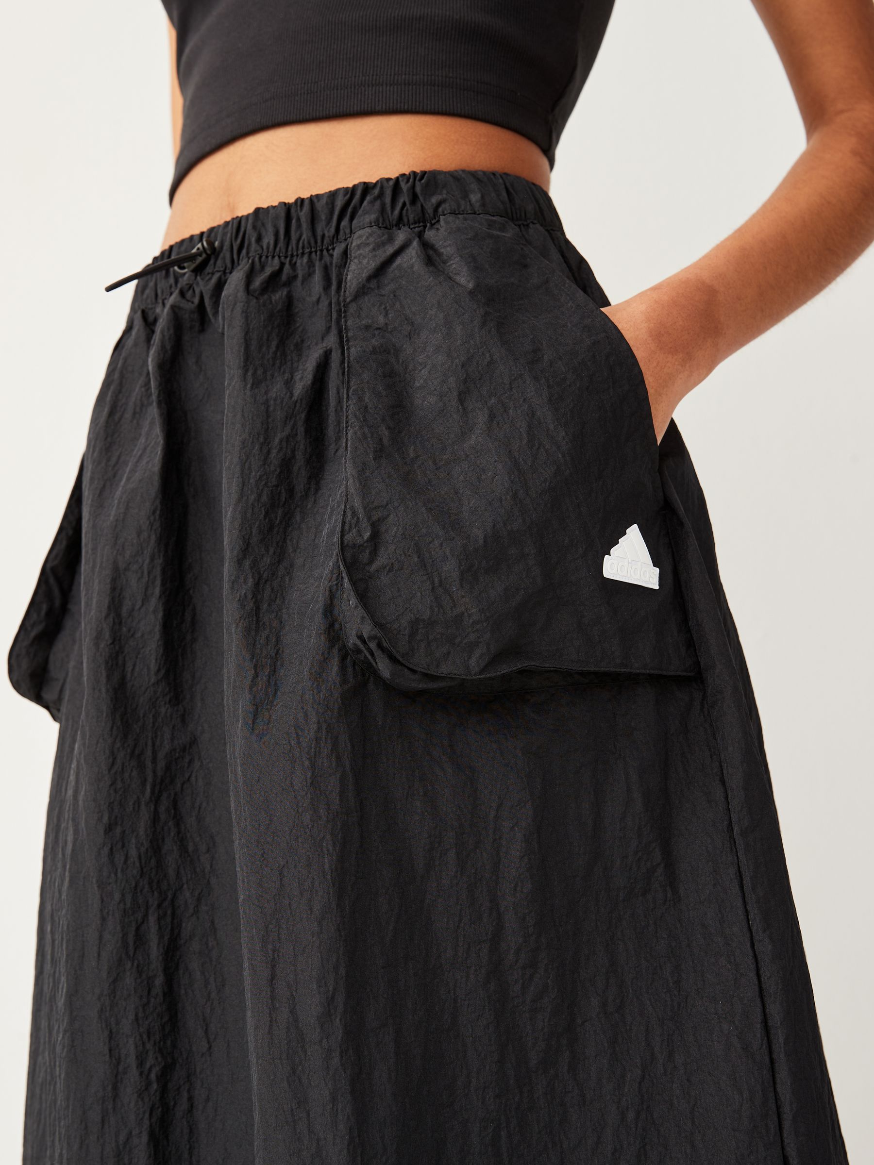Buy adidas Black Sportswear City Escape Cargo Skirt from