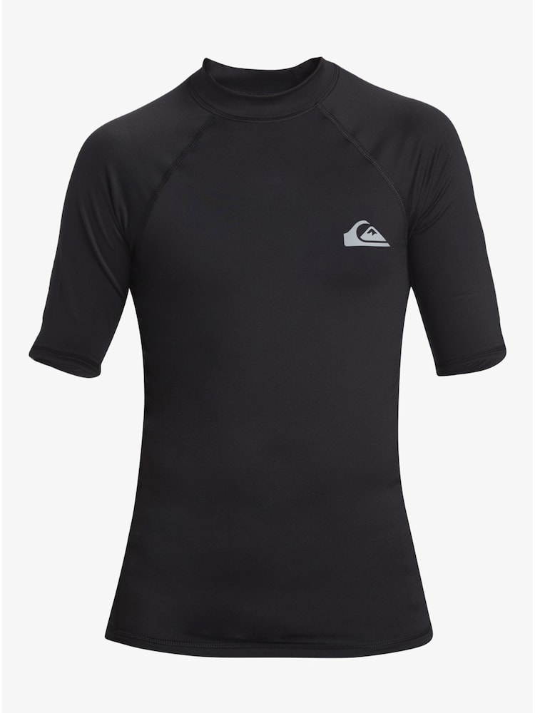 Zwart - Quiksilver Youth surfhemdje met korte mouwen en UPF50-ruit voor jongens - Image 5 of 6