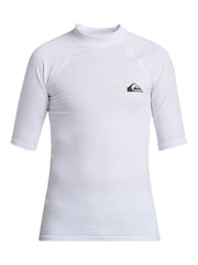 Белый - Quiksilver солнцезащитный топ для мальчиков с короткими рукавами UPF50 - Изображение 5 из 6
