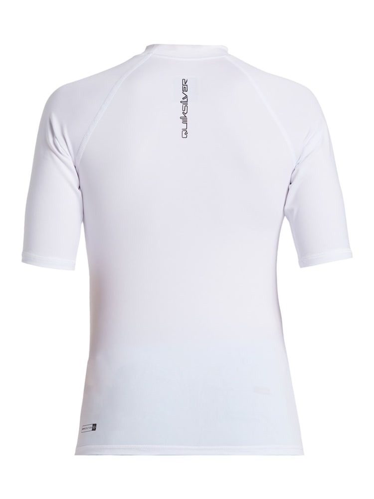 Белый - Quiksilver солнцезащитный топ для мальчиков с короткими рукавами UPF50 - Изображение 6 из 6